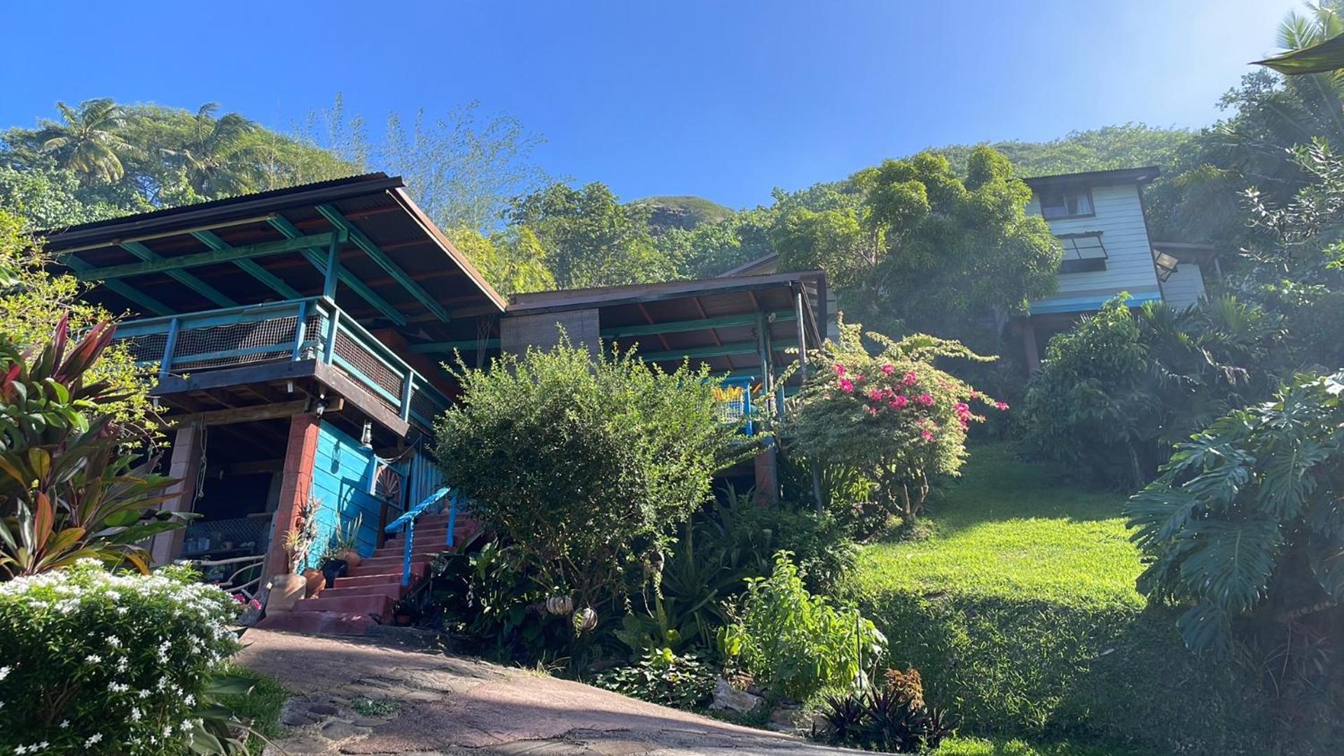 Ferienwohnung Fare Mato Tahaa Patio  Exterior foto