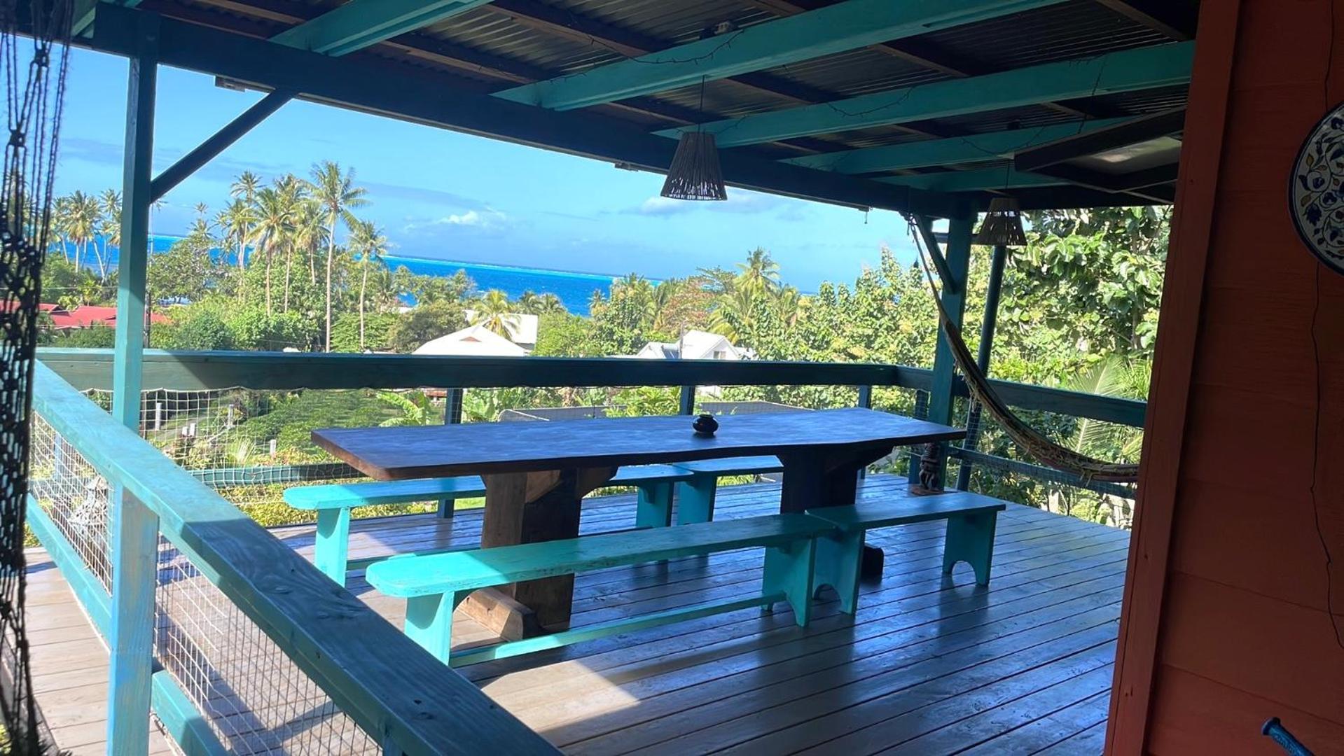 Ferienwohnung Fare Mato Tahaa Patio  Exterior foto